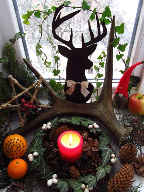 Pagan inspired holiday ornaments